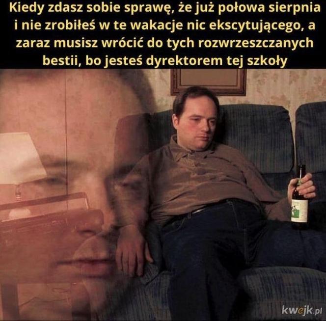Rok szkolny tuż tuż! Zobacz najlepsze memy o końcu wakacji