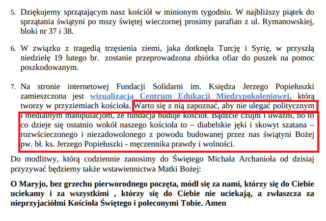 Ksiądz o "diabelskich jękach i skowycie szatana". Chodzi o aferę "Willa Plus" 