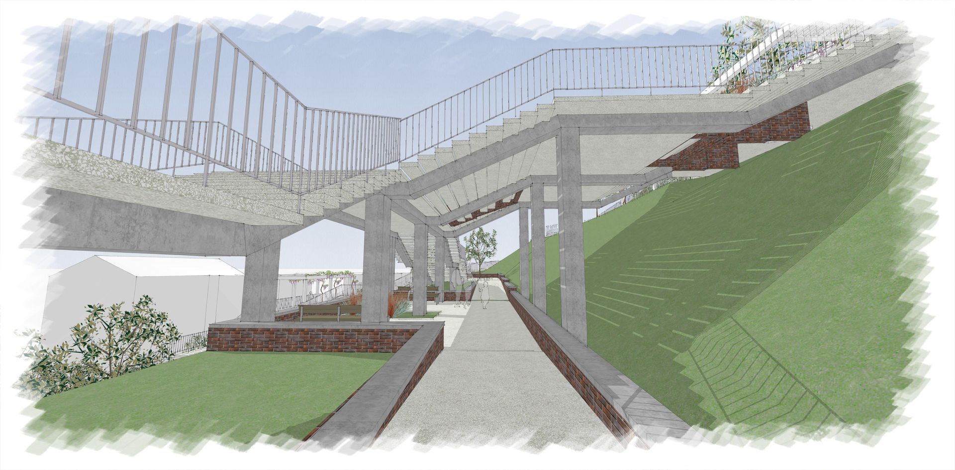 Schody Donikąd - wizualizacje