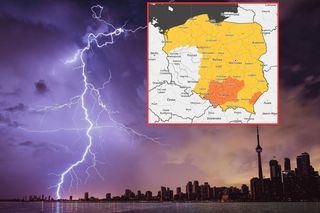 Cała Polska na pomarańczowo! IMGW wydał ostrzeżenia przed intensywnymi burzami z gradem