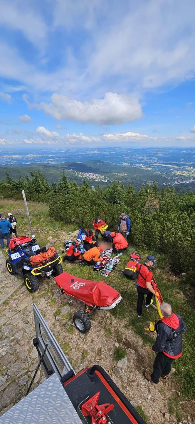 Dramat na trasie ultramaratonu pod Śnieżką. Życie biegacza uratowane dzięki błyskawicznej reakcji