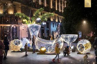 Tak będzie wyglądała świąteczna iluminacja w Warszawie. Miasto pokazało wizulizacje