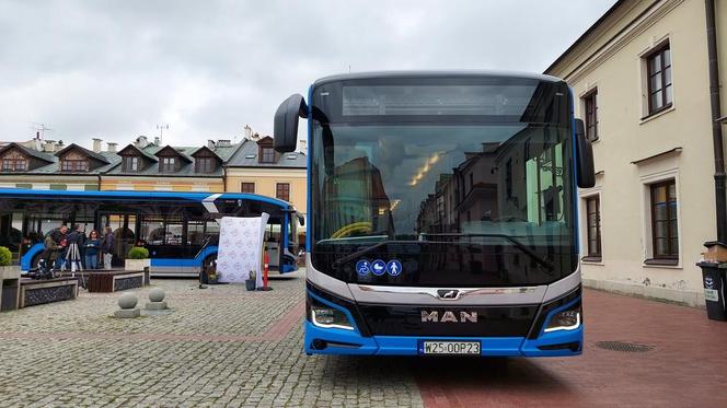 Prezentacja elektrycznych autobusów w Zamościu