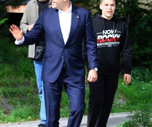 Prezydent Nawrocki zajrzał na stare śmieci