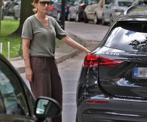 Edward Miszczak i Anna Cieślak na bazarku