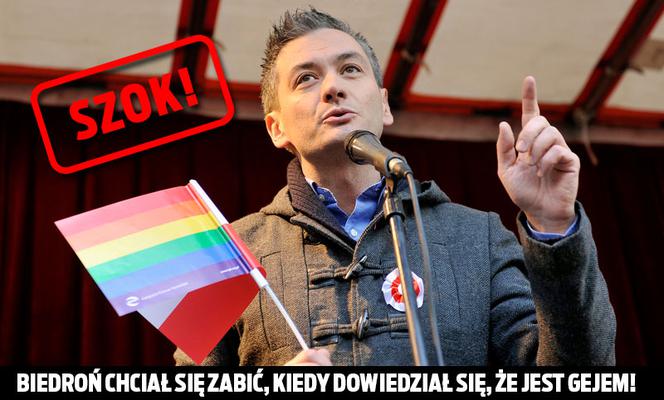 Biedroń chciał się zabić, kiedy dowiedział się, że jest gejem!