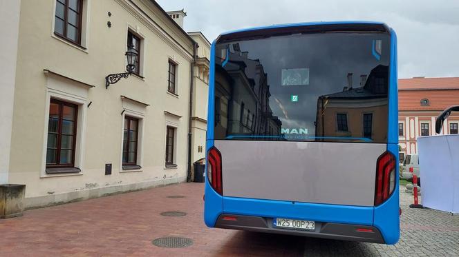 Prezentacja elektrycznych autobusów w Zamościu