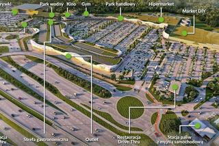 Centrum rozrywkowo-handlowe Projekt Góraszka - wizualizacje