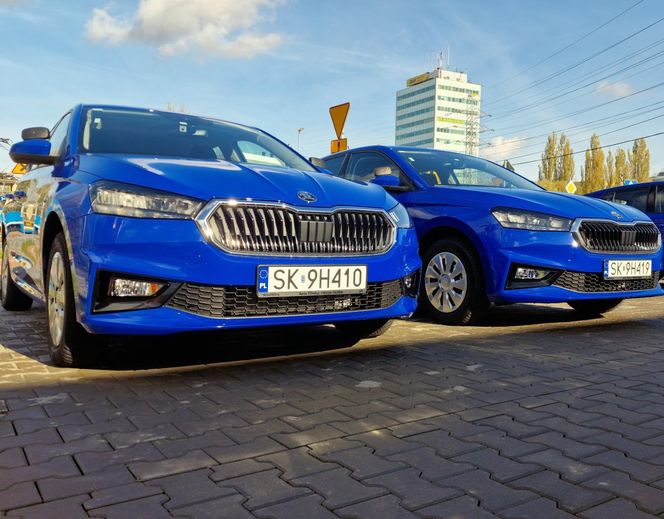 Samochody Skoda Fabia są oficjalnymi autami egzaminacyjnymi WORD Katowice