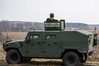 Zapora na granicy z Białorusią