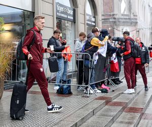 Piłkarze wyjechali na mecz Polska - Litwa