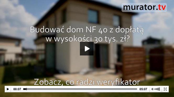 FILM: NF40 - dopłata do domów energooszczędnych. Konkretne pytania i... odpowiedzi weryfikatora