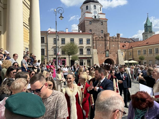 Rekordowy długi polonez w centrum Lublina