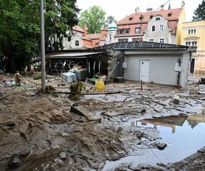 Lądek Zdrój po przejściu fali