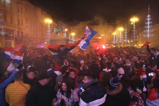 Ogromna radość w Chorwacji! Mieszkańcy Zagrzebia świętują po wygranej [ZDJĘCIA, WIDEO]
