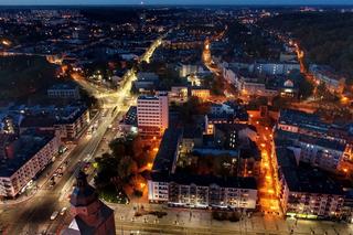 Tak wygląda Gorzów z lotu ptaka. Niesamowite zdjęcia wieczorową porą
