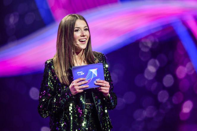 Roksana Węgiel podczas Eurowizji Junior