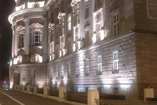 Collegium Maius wieczorową porą