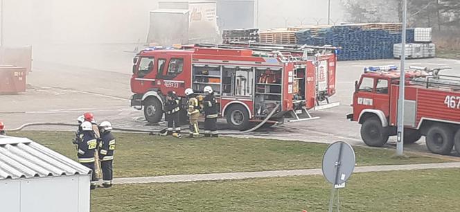 Pożar w zakładach drobiarskich w Iławie. Podsumowanie działań