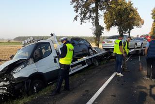 Tragiczny wypadek w Łódzkiem. Zablokowana droga na Piotrków i Kielce [UTRUDNIENIA, OBJAZDY]