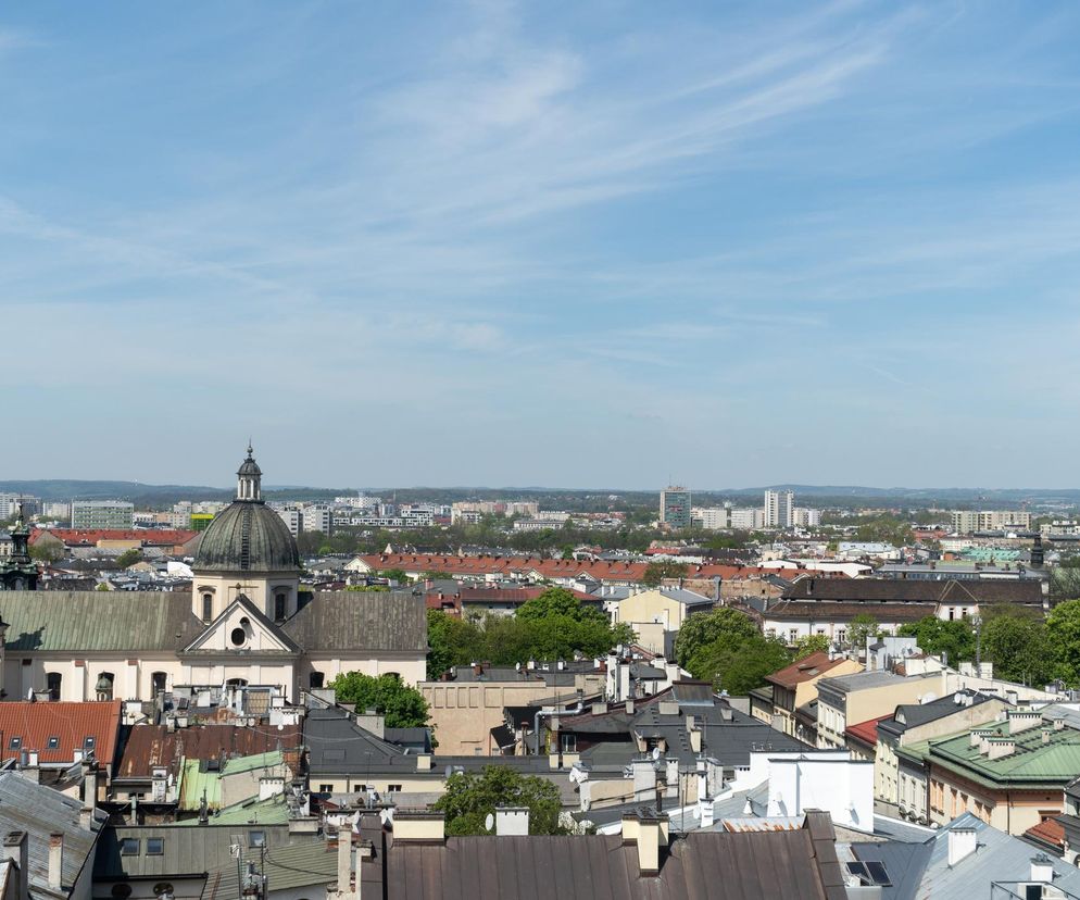 Kraków z powietrza