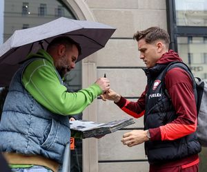 Piłkarze wyjechali na mecz Polska - Litwa