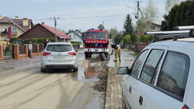 Pawłosiów po powodzi.