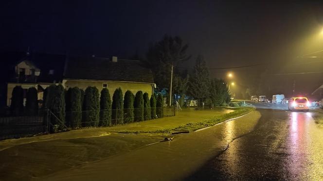 Zalana miejscowość Konradów koło Nysy