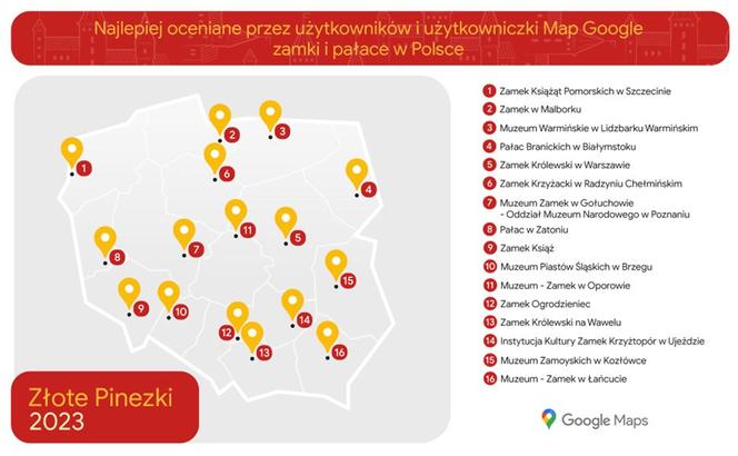 złote pinezki google 2023