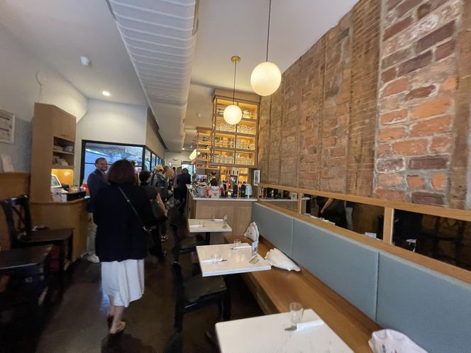 Pierwsza dama Marta Nawrocka w Pierożku na Greenpoincie