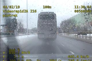 Włocławek: Kierowca autobusu jechał ponad 96 km/h w terenie zabudowanym! [WIDEO]