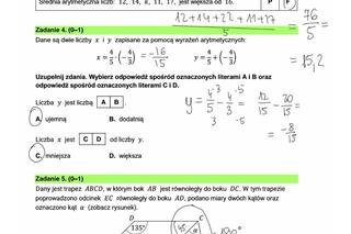 Egzamin Ósmoklasisty 2024 - MATEMATYKA