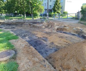 Roboty drogowe na ulicy Błonie w Siedlcach