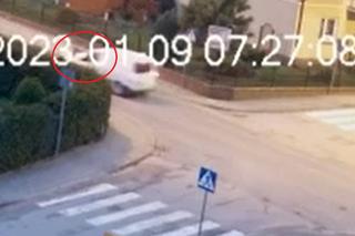 Potrącił 11-latka na przejściu dla pieszych. Nagranie z Rypina przeraża