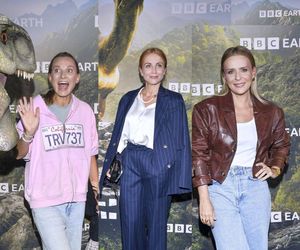 Elegancka Kasia Zelińska, szczuplutka Aneta Zając i wyluzowana Joanna Moro. Tak wyglądała premiera Wędrówki z dinozaurami