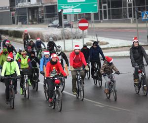 Mikołajowa Masa Rowerowa w Gorzowie