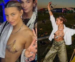 Julia Wieniawa w mikro-topie na Open’erze. Odważna stylizacja rozgrzała Gdynię bardziej niż słońce