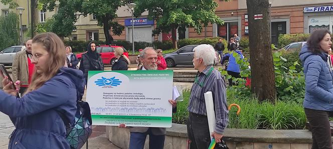 Protest kobiet "Ani jednej więcej!" w Kielcach (14 czerwca 2023)