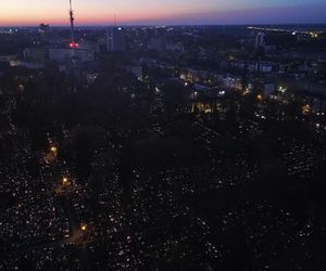 Tak wygląda nocą cmentarz przy ul. Lipowej w Lublinie!