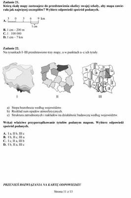 Próbny EGZAMIN GIMNAZJALNY grudzień 2011 - PRZEDMIOTY PRZYRODNICZE: Biologia, chemia, fizyka, geografia: jakie były PYTANIA, ARKUSZE, ODPOWIEDZI, PRZECIEKI