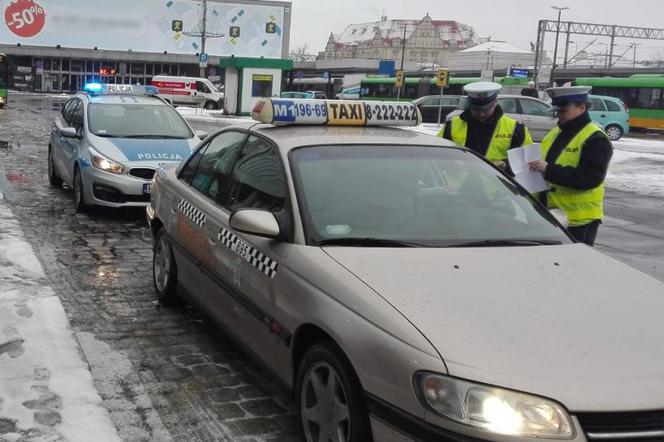 Poznańska policja kontrolowała taksówkarzy