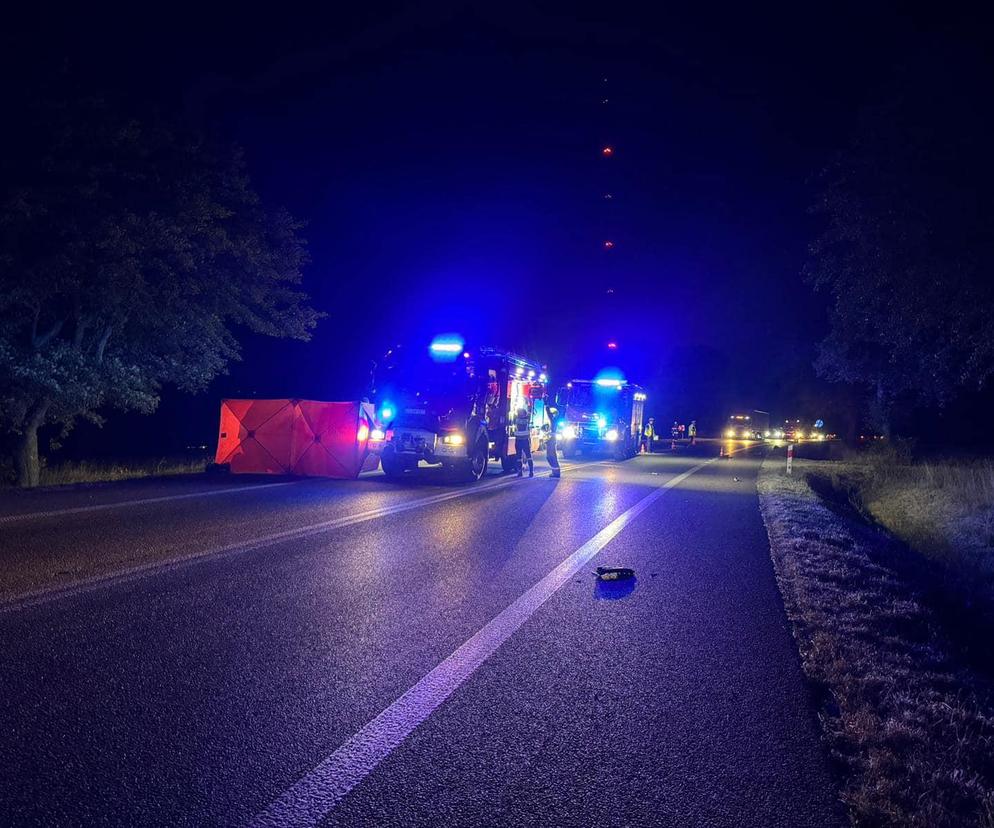 Kobieta przebiegała przez jezdnię. Tragiczny wypadek na DK 17