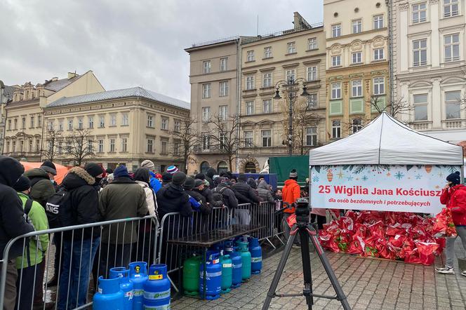 Wigilia dla bezdomnych i potrzebujących w Krakowie