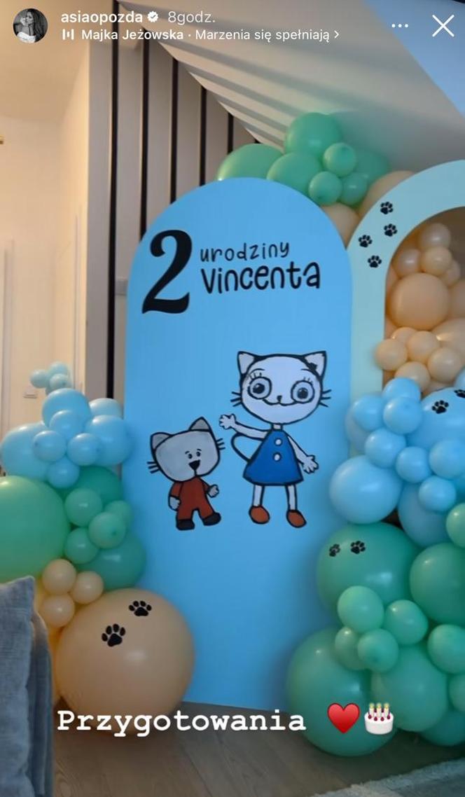 Gwiazdy na urodzinach Vincenta