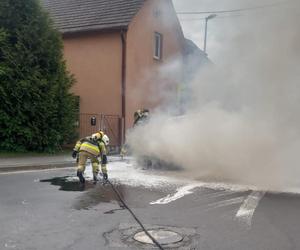 Pożar samochodu osobowego w Tworogu