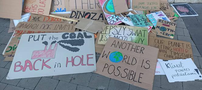 Młodzieżowy Strajk Klimatyczny na ulicach Katowic