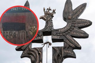 Pomnik „Rzeź Wołyńska” w Domostawie zniszczony. Rzecznik prezydenta reaguje 
