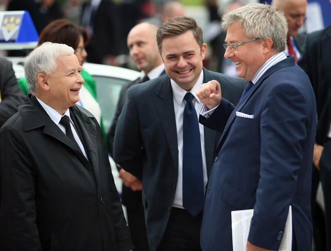 Ryszard Czarnecki i Jarosław Kaczyński 