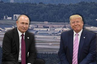 Przygotowania do spotkania Putin-Trump w bazie sił powietrznych USA na Alasce