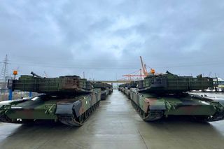 Czołgi w porcie w Gdyni